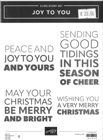 Stamp Set Joy To You (Cling)