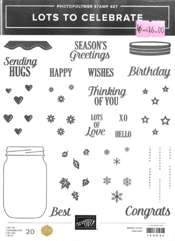 Stamp Set Lots to Celebrate (Photopolymer)