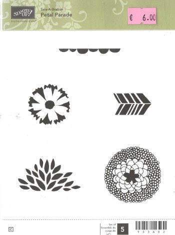 Stamp Set Petal Parade (Cling)