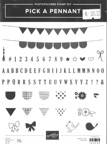 Stamp Set Pick a Pennant (Photopolymer)