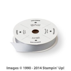 Linten Satin Silver (1.6 cm)