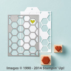 Bundle Honeycomb Hello & Hexagon Hive Dies
