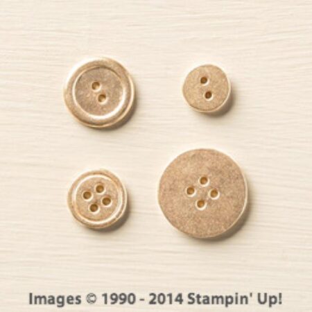 Decoratie Buttons Gold Basic Metal