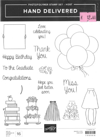 Stamp Set Hand Delivered (Photopolymer)