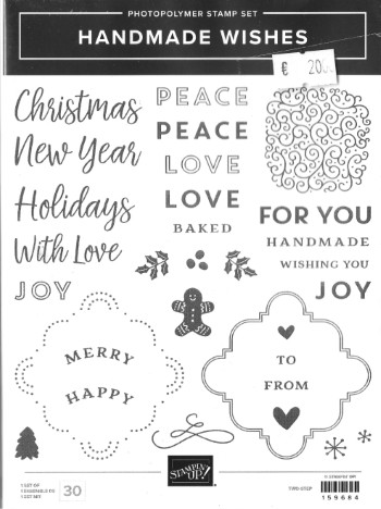 Stamp Set Handmade Wishes (Photopolymer)