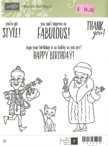 Stamp Set You've Got Style (Cling)