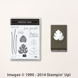 Bundle Tropical Leaf & Tropical Leaf Punch