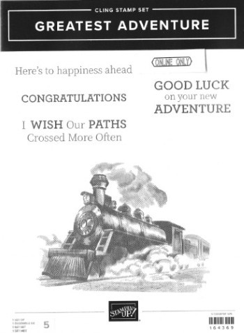 Stamp Set Greatest Adventure (Cling)