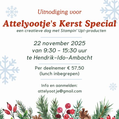 Uitnodiging voor Kerst Special 2025